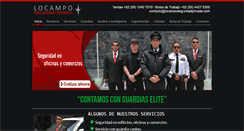 Desktop Screenshot of locamposeguridadprivada.com